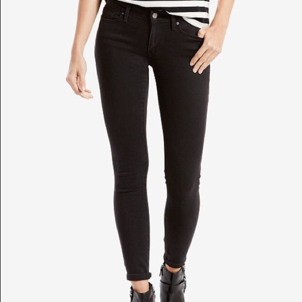 LEVIS 711 BLACK Skinny Jeans - VERY CUTE